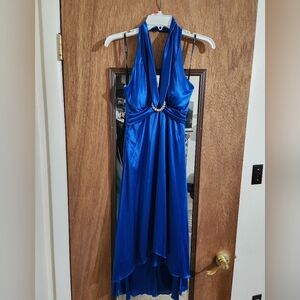 Blue cocktail dress
